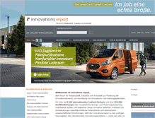 Tablet Screenshot of innovations-report.de